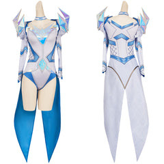 Emma Frost Jumpsuit M-Rivals Emma Cosplay Kostüm Set
