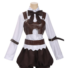 Eris Greyrat beige braun Kostüm Set Mushoku Tensei: Jobless Reincarnation Eris Greyrat Cosplay Outfit
