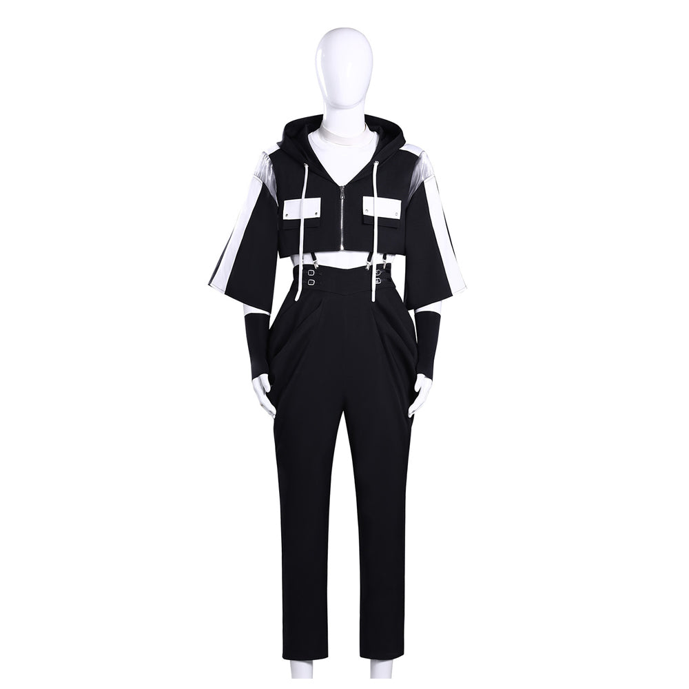 Face Natsuki Ishibashi schwarz Outfit Tamon‘s B-Side Natsuki Cosplay Kostüm