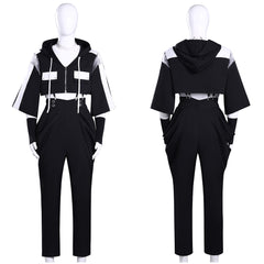 Face Natsuki Ishibashi schwarz Outfit Tamon‘s B-Side Natsuki Cosplay Kostüm