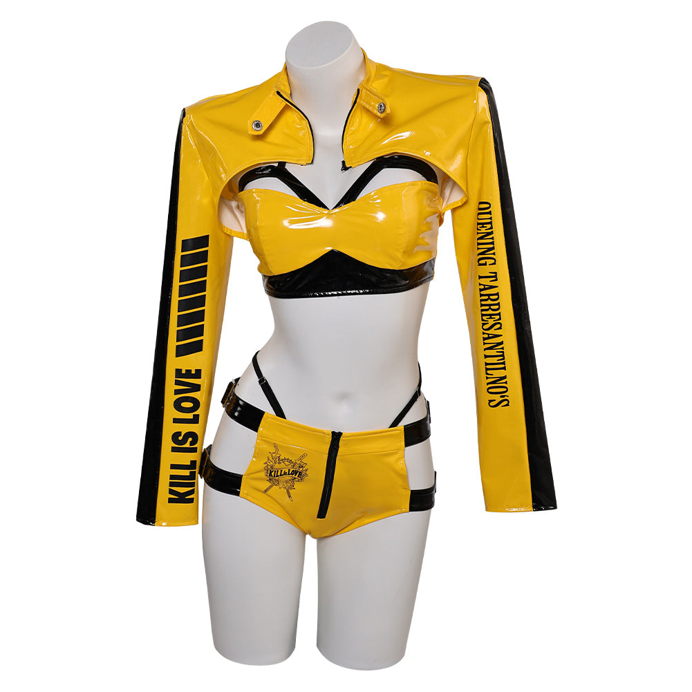 Film Kill Bill Damen Sexy Kostüm Cosplay Halloween Karneval Outfits