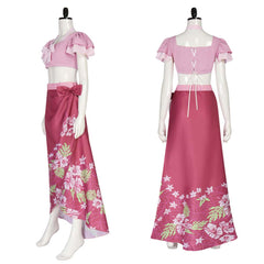 FINAL FANTASY Aerith Gainsborough rosa Bademode Cosplay Kostüm