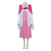 Final Fantasy VII Aerith Gainsborough rosa Kleid Cosplay Kostüm Set