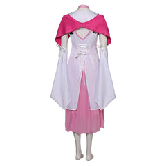Final Fantasy VII Aerith Gainsborough rosa Kleid Cosplay Kostüm Set