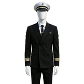Frank Abagnale Jr. schwarz Kostüm Set Catch Me If You Can Frank Abagnale Jr. Cosplay Outfit
