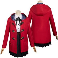 Girls Band Cry NINA ISERI rot Uniform Cosplay Kostüm Set