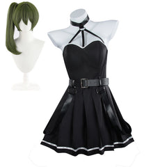 Frieren Beyond Journey‘s End - Übel schwarz Kleid Cosplay Kostüm