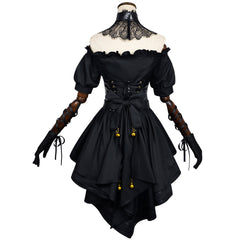 Grok Ani Mädchen schwarz Kleid Cosplay Kostüm