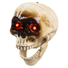Halloween Secret Room Elektrischer Totenkopf mit beweglichem Mund Dekoration