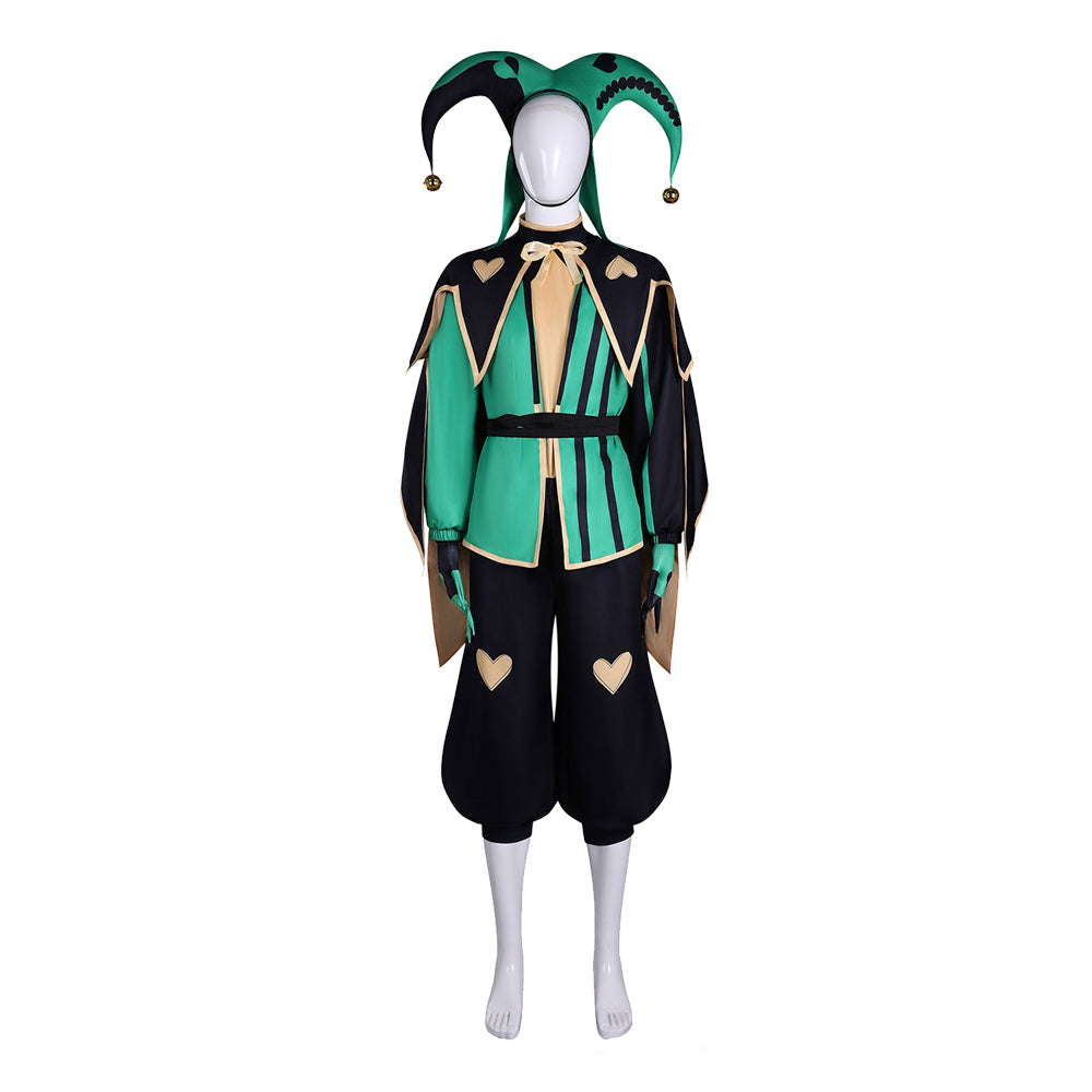 Harlequin grün Kostüm Set The Freak Circus Harlequin Cosplay Outfit