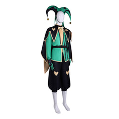 Harlequin grün Kostüm Set The Freak Circus Harlequin Cosplay Outfit