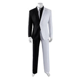 Harvey Dent weiß schwarz Kostüm Set Absolute Two-Face Harvey Dent Cosplay Outfit