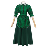 Haunted Mansion Maid grün Dienstmädchen Kleid Cosplay Kostüm