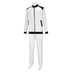 Haymitch Abernathy weiß Kostüm Set The Hunger Games: Sunrise on the Reaping Haymitch Abernathy Cosplay Outfit