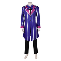 Hazbin Hotel Alastor lila Kostüm Set Cosplay Outfits