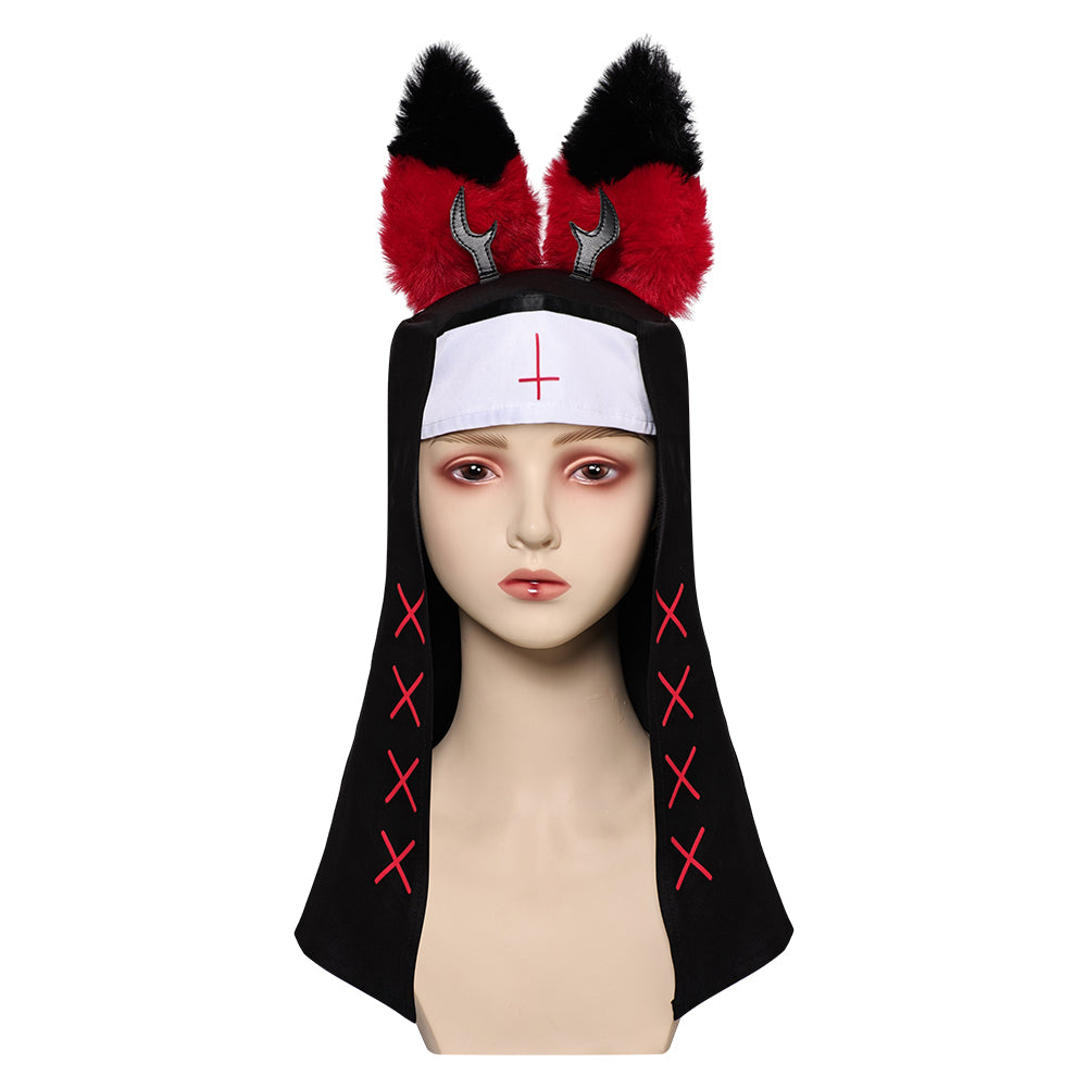 Hell's Greatest Nun Alastor Hazbin Hotel Alastor Nonnenhaube Cosplay Requisite