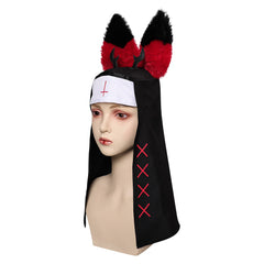 Hell's Greatest Nun Alastor Hazbin Hotel Alastor Nonnenhaube Cosplay Requisite
