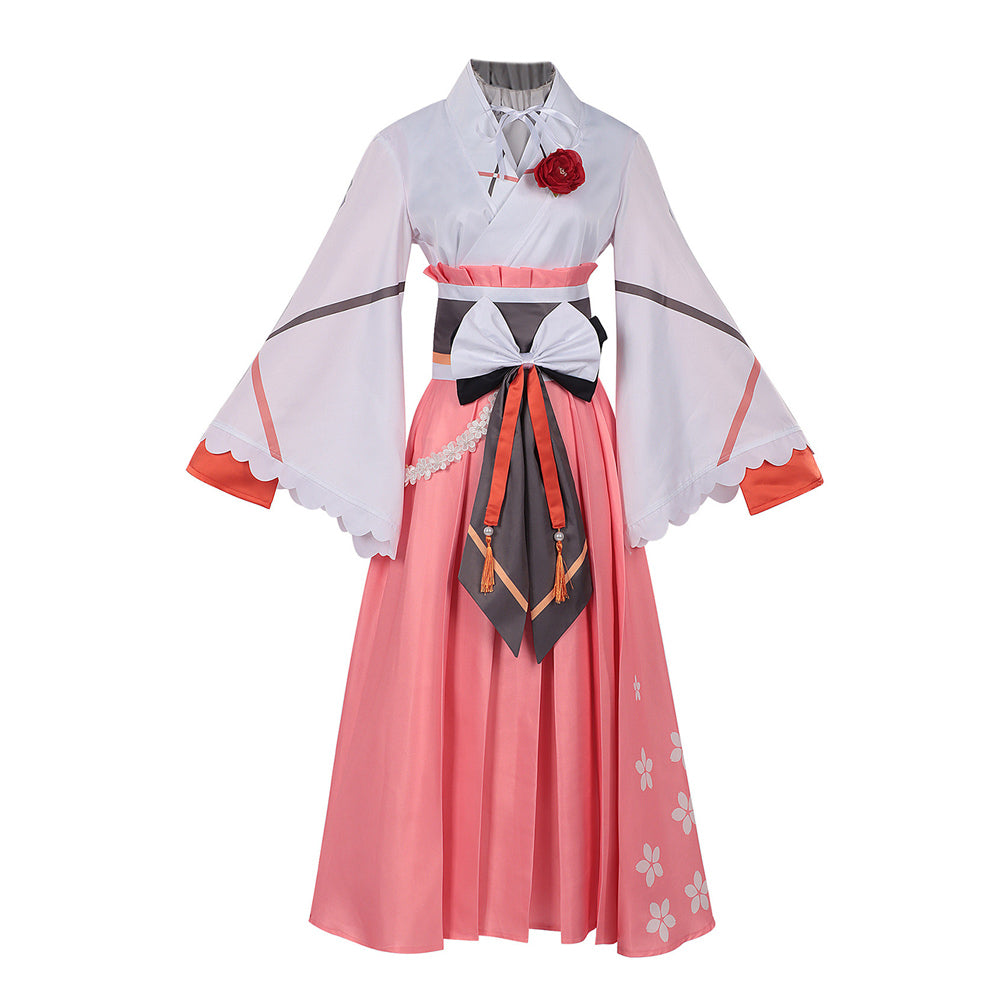 Hinagiku Kayo Kimono Agents of the Four Seasons Hinagiku Cosplay Outfit