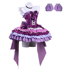 Homura Akemi purple Outfit Puella Magi Madoka Magica Homura Cosplay Kostüm