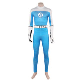 Human Torch Weiß Blau Kostüm The Fantastic Four: First Steps (2025) Johnny Storm blau Jumpsuit