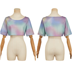 Huntrix Rumi gedruckt Shirt Kpop Demon Hunters Rumi Cosplay Outfits