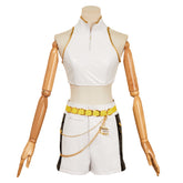 Huntrix Rumi weiß Kostüm Set Kpop Demon Hunters Rumi Cosplay Outfits