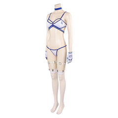Invisible Woman Susan "Sue" Storm-Richards weiß Bademode Cosplay Outfits