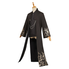 Jinu Saja schwarz Outfits KPOP Demon Hunters Saja Boys Jinu Cosplay Kostüm