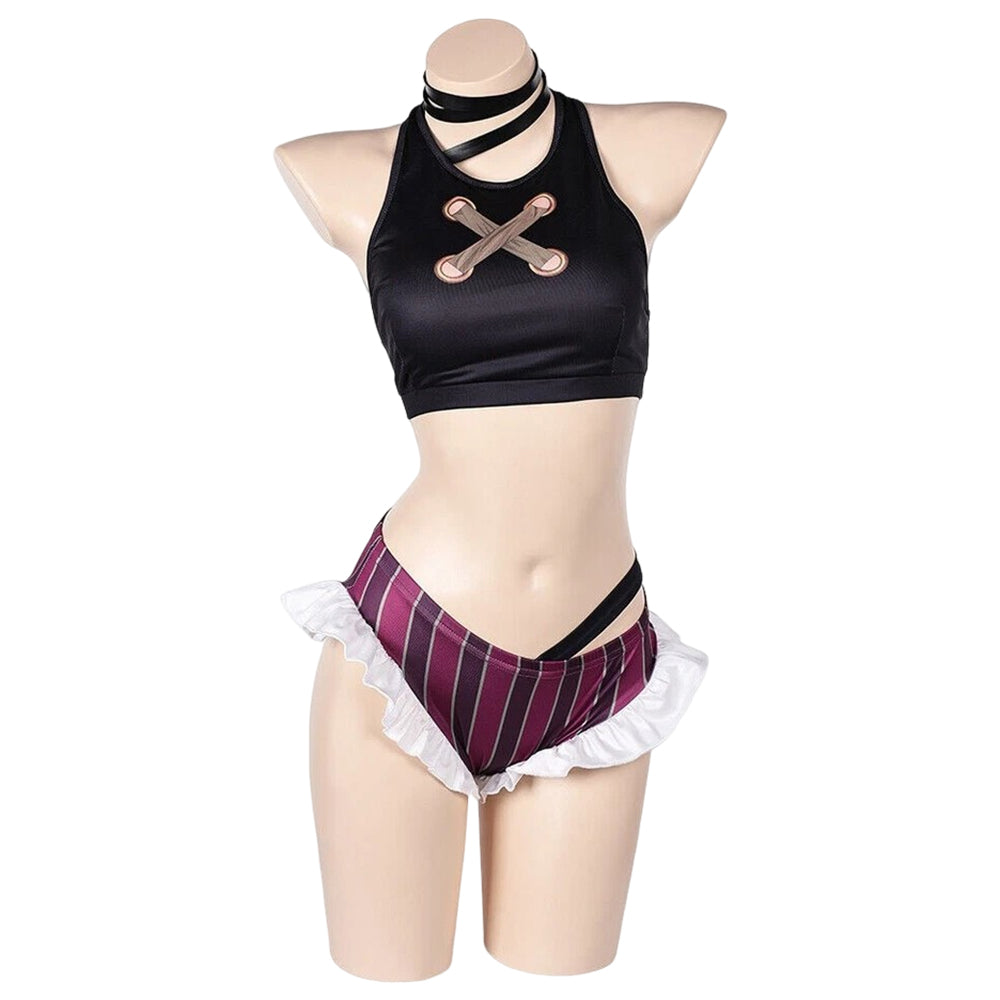 Jinx braun Kostüm Set League of Legends Jinx Cosplay Outfit