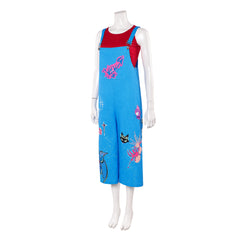 Jo blau Kostüm Set Forgotten Island 2026 Jo Cosplay Outfit