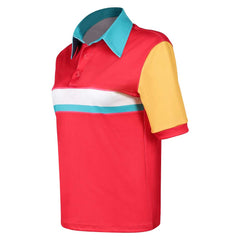 Jo rot Shirt Forgotten Island 2026 Jo Cosplay Kostüm