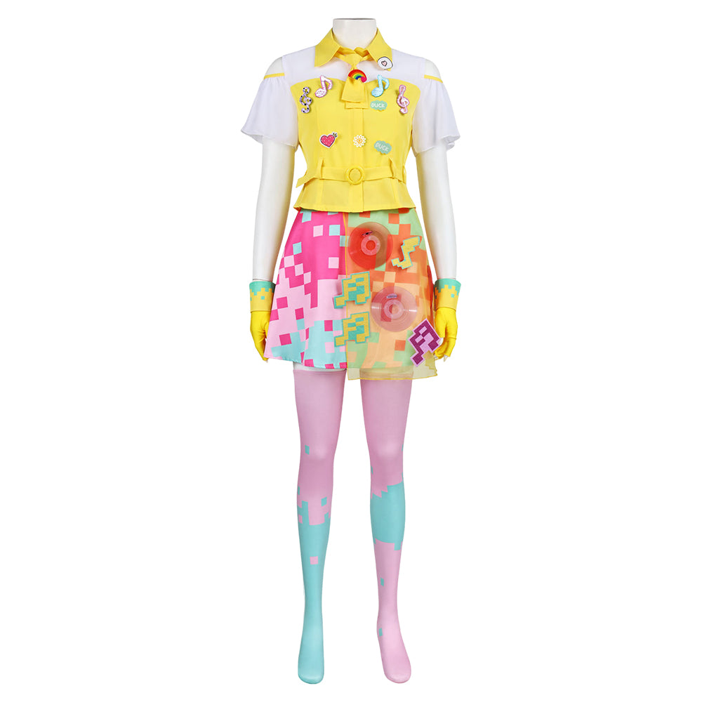Kamen Rider Poppy gelb Kostüm Set Kamen Rider Ex-Aid Kamen Rider Poppy Cosplay Outfit