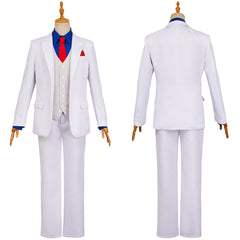 Kazamatsuri Kyouichirou weiß Anzug The Dinner Table Detective Cosplay Kostüm