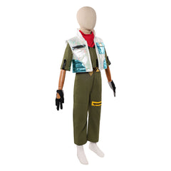 Kinder Fox McCloud Kostüm Set Super Mario Galaxy Movie Fox McCloud Outfit
