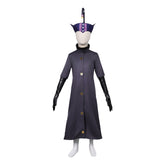 Kinder Hellaverse Baxter schwarz Kostüm Set Hazbin Hotel Baxter Cosplay Outfits