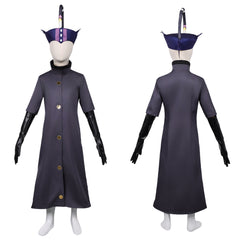 Kinder Hellaverse Baxter schwarz Kostüm Set Hazbin Hotel Baxter Cosplay Outfits