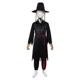 Kinder Jinu Saja schwarz Kostüm Set Kpop Demon Hunters Saja Boys Jinu Saja Cosplay Outfits