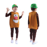 Kinder Kartoffel Cosplay Kostüm Outfits Halloween Karneval Anzug