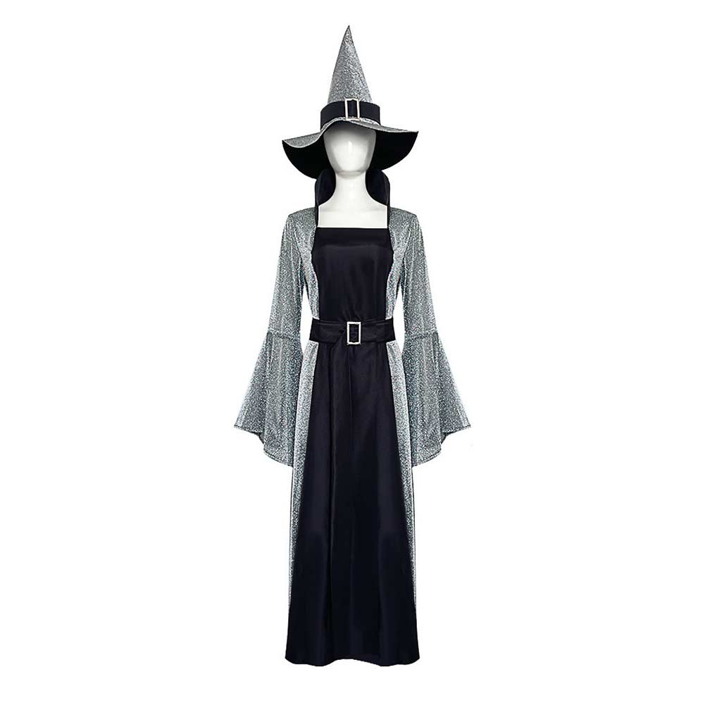 Kinder Mädchen Cosplay Kostüm Outfits Halloween Karneval Anzug Mittelalterliche Hexen