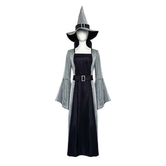 Kinder Mädchen Cosplay Kostüm Outfits Halloween Karneval Anzug Mittelalterliche Hexen