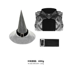 Kinder Mädchen Cosplay Kostüm Outfits Halloween Karneval Anzug Mittelalterliche Hexen