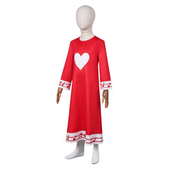 Kinder Mädchen Charlie Morningstar rot Pyjama Cosplay Schlaganzug