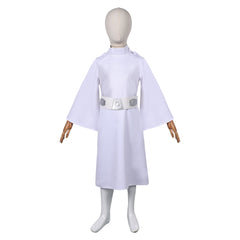 Kinder Mädchen Cosplay Prinzessin Leia Kostüm Outfits