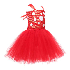 Kinder Mädchen tutu Kleid Cosplay Kostüm Outfits Halloween Karneval Anzug Pilz Halloween Netzkleid