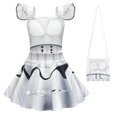 Kinder SW Imperial Stormtrooper Kleid Cosplay Kostüm Outfits Halloween Karneval Anzug