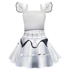 Kinder SW Imperial Stormtrooper Kleid Cosplay Kostüm Outfits Halloween Karneval Anzug