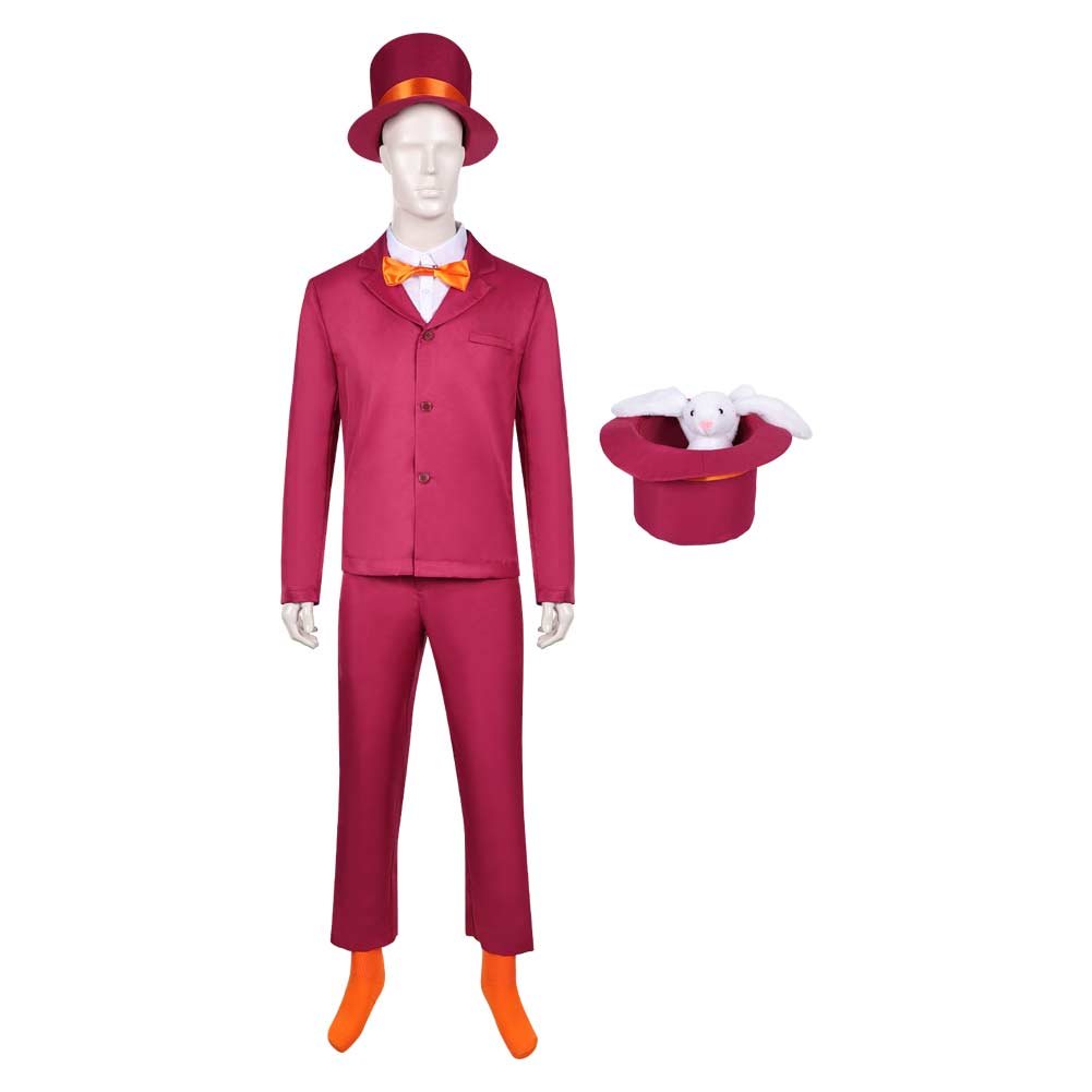 L'Illusionniste rot Anzug The Illusionist Cosplay Outfits