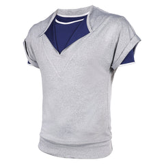 Lucas Sinclair grau Shirt Stranger Things 5 Lucas Cosplay Outfits