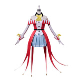 Luce Rubis rot weiß Kostüm Set The Exiled Heavy Knight Knows How to Game the System Luce Rubis Cosplay Outfit