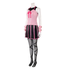 Lucy Steel Outfit JoJo's Bizarre Adventure Lucy Cosplay rosa Kostüm